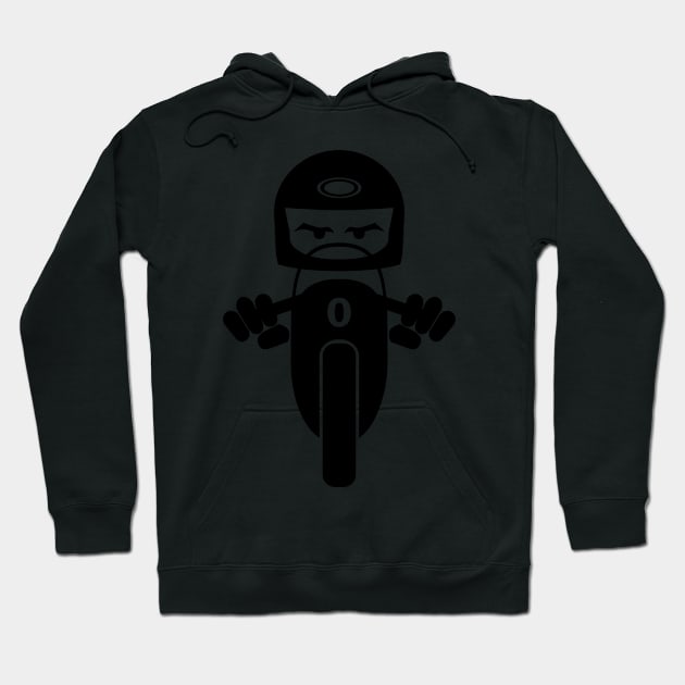 Motorcycle rider Decal V.1 Hoodie by GetThatCar